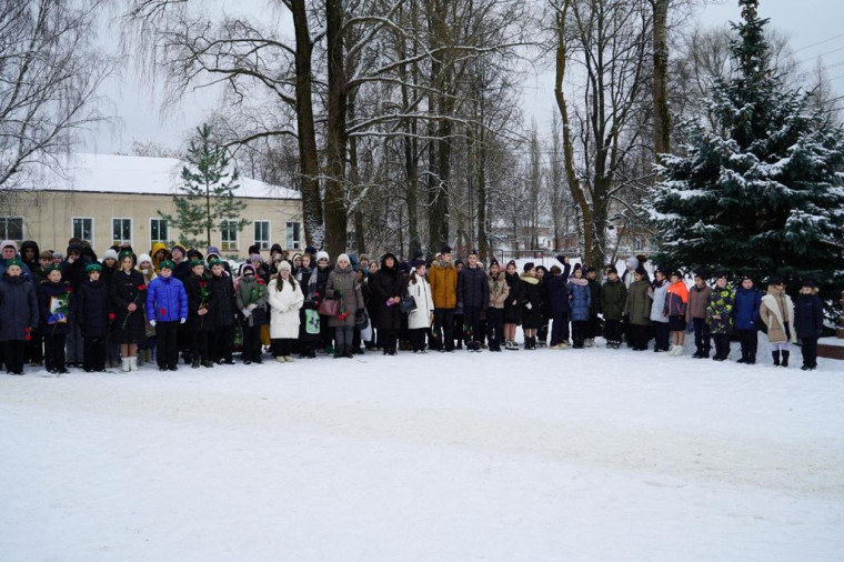 В Малоярославце прошёл митинг, посвящённый освобождению города от немецко-фашистских захватчиков.
