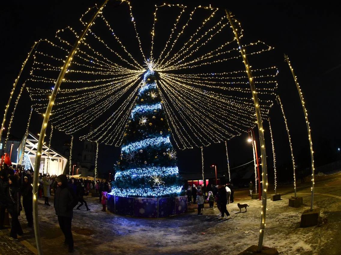 Открытие городской ёлки.